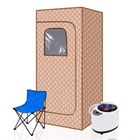 HeatZen Full Size Portable Steam Sauna - Sauna Ten