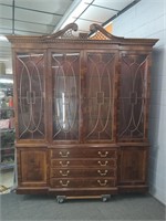 Henredon 2 Piece China Cabinet