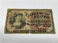 Ten Cents US Fractional Currency