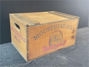 Moosehead Beer Wooden Crate