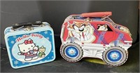 2 Small Metal Lunchbox/Containers