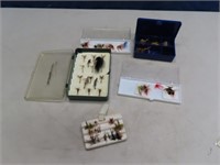 LOT Flies for Fly Fishing (5 small organizers)