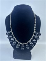 Black Bead Fashion Necklace