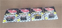 Collectible Die Cast Cars w/ Cards - set of 4