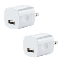 2x USB Wall Charger  Adapter  1Amp for iPhone  Sam