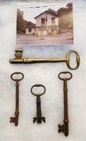 Brass Keys From A Mexico New York Gas Station