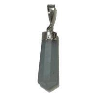 Natural Aquamarine Point Pendant Gemstone