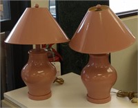 table lamp - mauve color