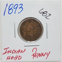 1893 Indian Head Penny