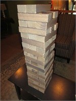 Oversized Jenga Game with Table