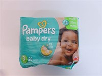 Pamper #3 Baby Dry 28-Pack Of Diapers