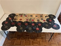 Large of of 78’s / Records, as pictured