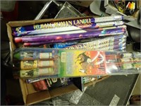Box w/ Fire Works, Roman Candles, Sparklers,