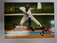 Dodgers Eddie Murray Signed Card with COA