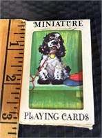 3" mini Doggie Playing Cards