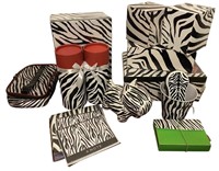 Zebra Stripe Decor and Paper Goods