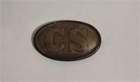 Brass Confederate Belt Buckle Replica