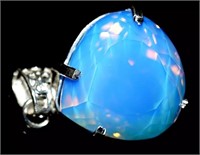 Certified Silver 72.85ct Australian Opal Pendant