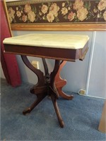 Marble top table- some damage
