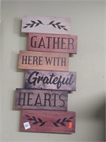 Wooden Message Sign