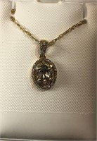 $2800. 10.14kt. Zultanite Diamond Necklace