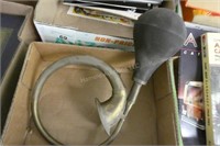 Vintage brass auto horn