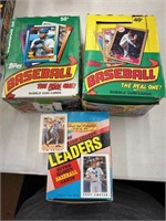 Topps Baseball card display boxes