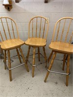 3 Barstools. seat measures 29" high