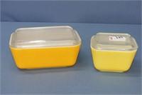 Two Pyrex Fridge Keepers