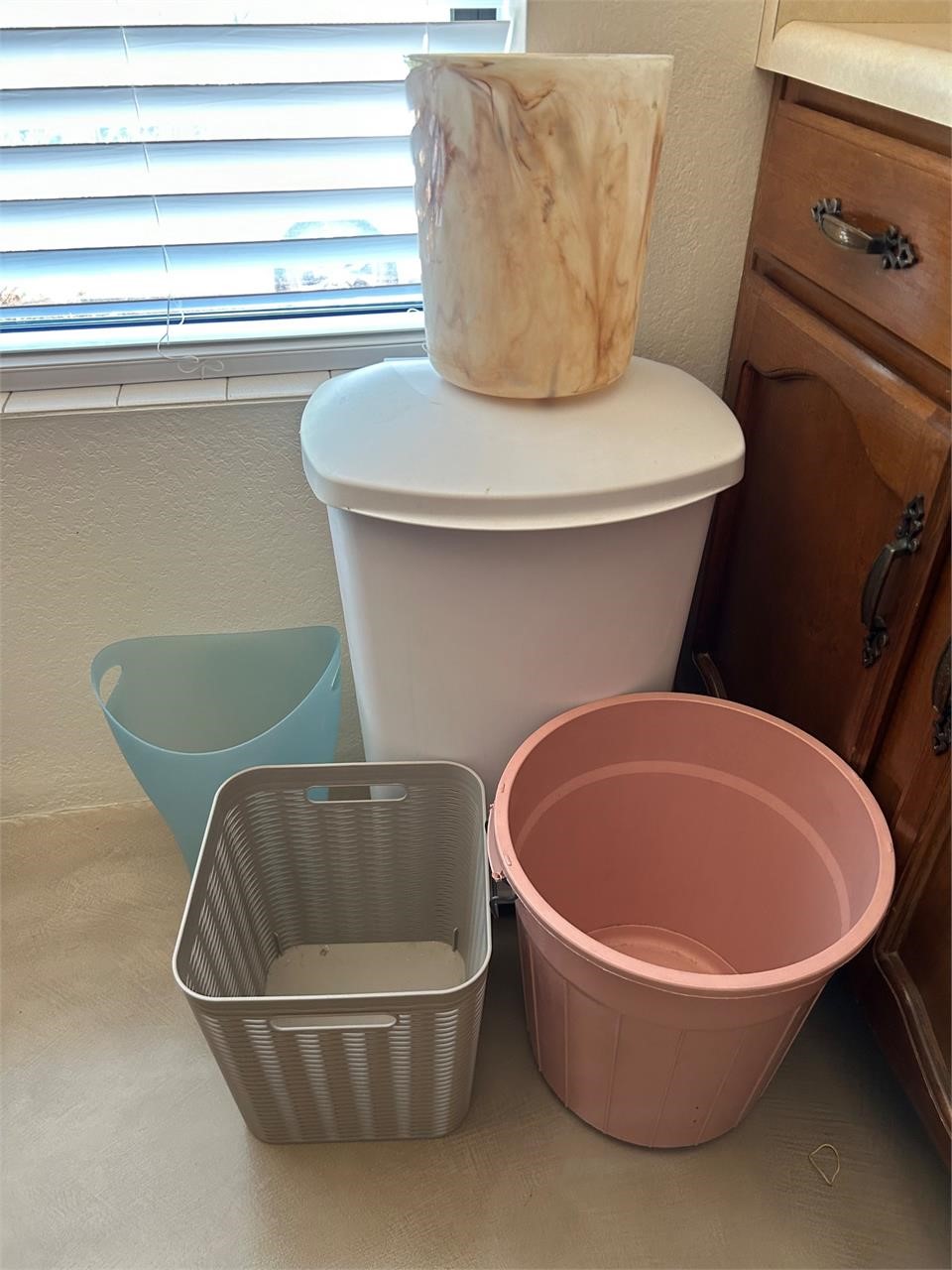 Various Styles Waste Bins