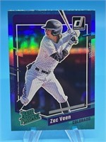 Zac Veen 2023 Donruss Rated Prospect Foil