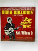 HANK WILLIAMS LIFE STORY 33 RPM ALBUM