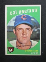 1959 TOPPS #367 CAL NEEMAN CHICAGO CUBS