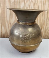 Very Large Vintage Brass Spitoon