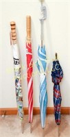 Lot of 4 umbrellas