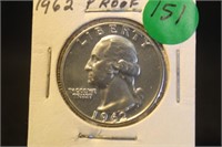 1962 Proof Washington Silver Quarter