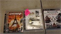 Lot of 3 Sony Playstation 3 Video Games