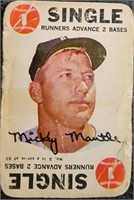 1968 Topps Signed Mickey Mantle #2