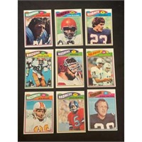 (800) 1977 Topps Football Cards Nice Shape