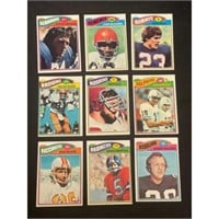 (800) 1977 Topps Football Cards Nice Shape