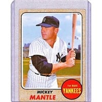 Low Grade 1968 Topps Mickey Mantle