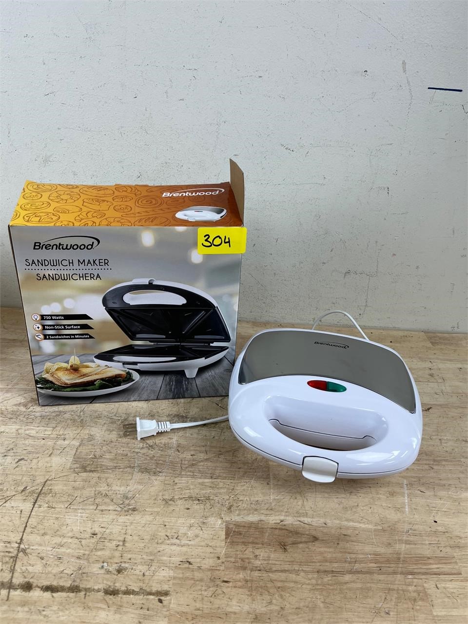 Brentwood Sandwich Maker