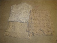 (3) Crocheted Bedspreads