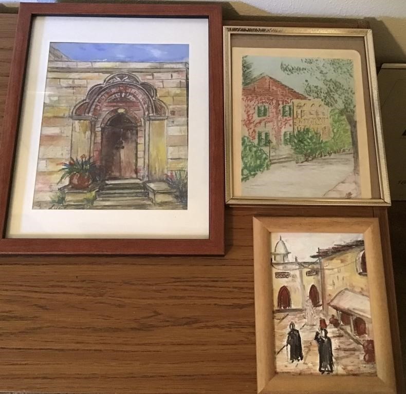 3 ASSORTED ARTWORK PIECES