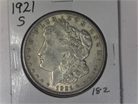 1921-S Morgan Silver Dollar