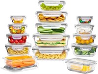 Vtopmart 15Pck Glass Food Storage Containers