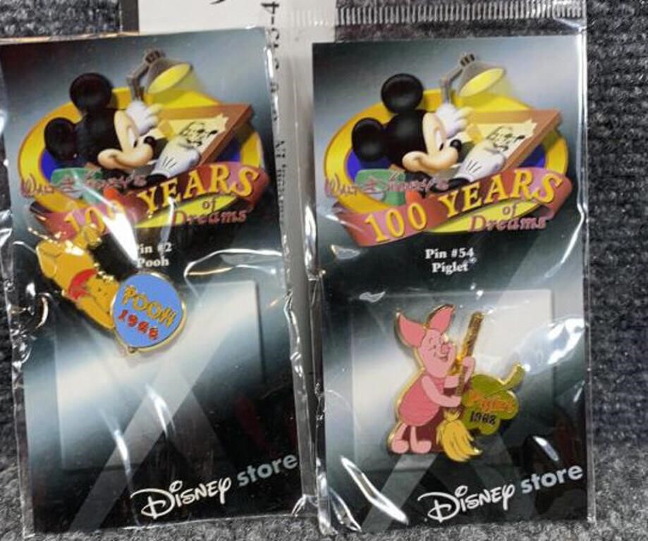 2 Walt Disney Pins