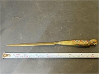 Vintgae S & A Haddad Hand Crafted Letter Opener