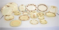 29 PIECES OF PORCELAIN DINNER WARE- PRE 1950