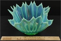 Elegant Art Glass Opalescent Vase